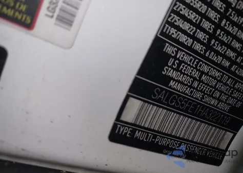 2017 Land Rover Range Rover 5.0L V8 Supercharged из США, поврежденный, VIN SALGS5FE1HA322119